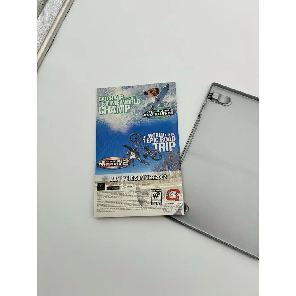 Tony Hawk's Pro Skater 3 Xbox Platinum Hits CIB With Reg Card Skate Tested Works